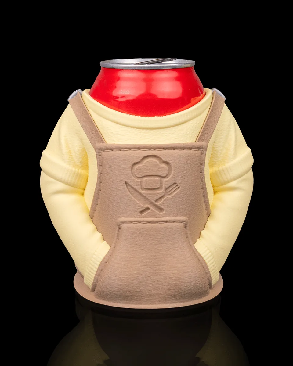 Apron Can Holder — product view 1; beverage can not included