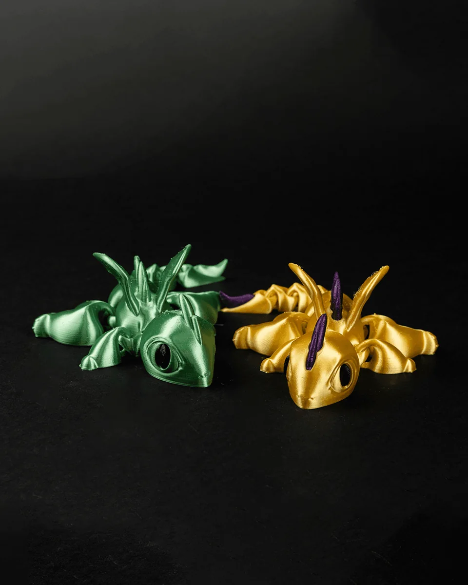 Articulated Baby Dragon decorative print