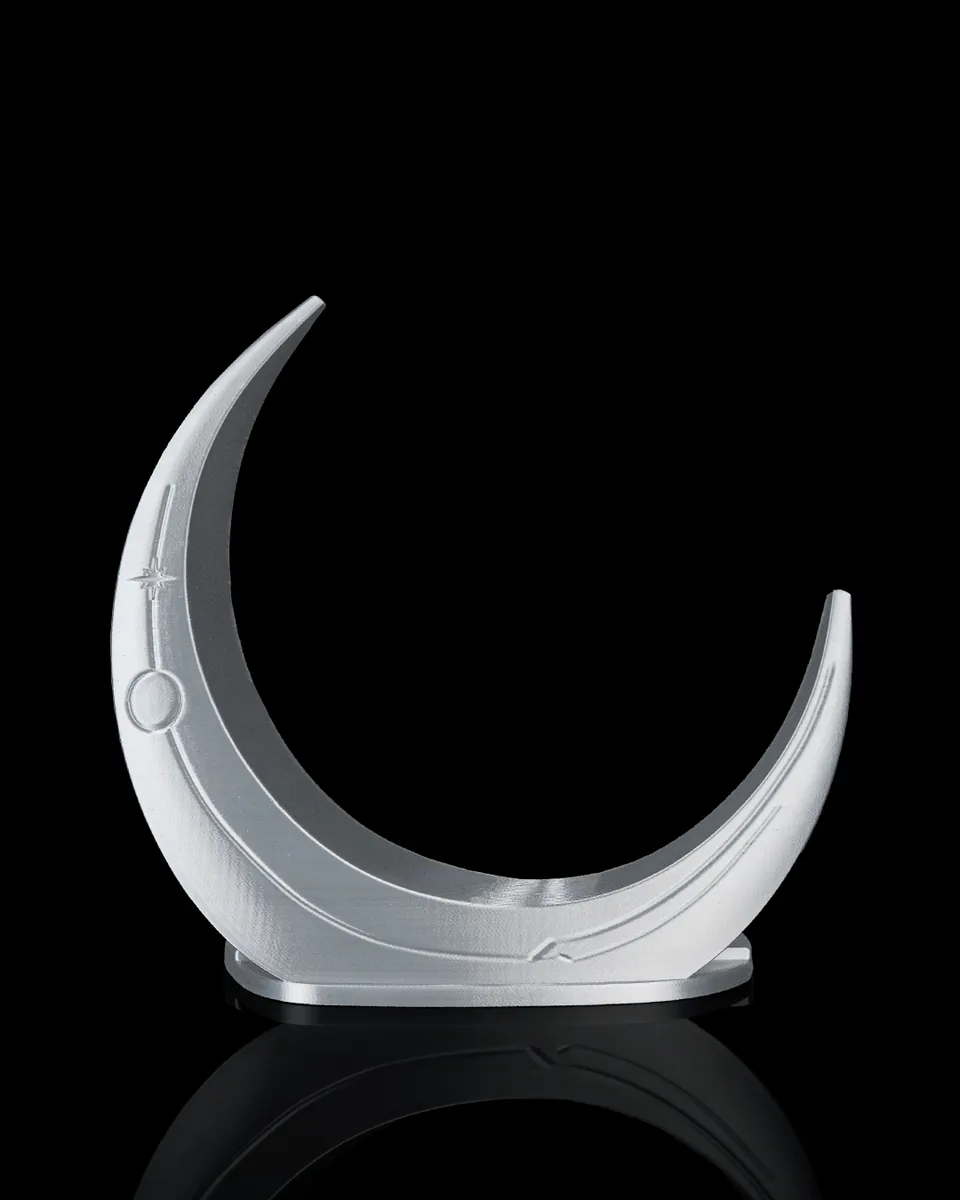Crescent Moon PS5 Console Stand — stand detail view 1