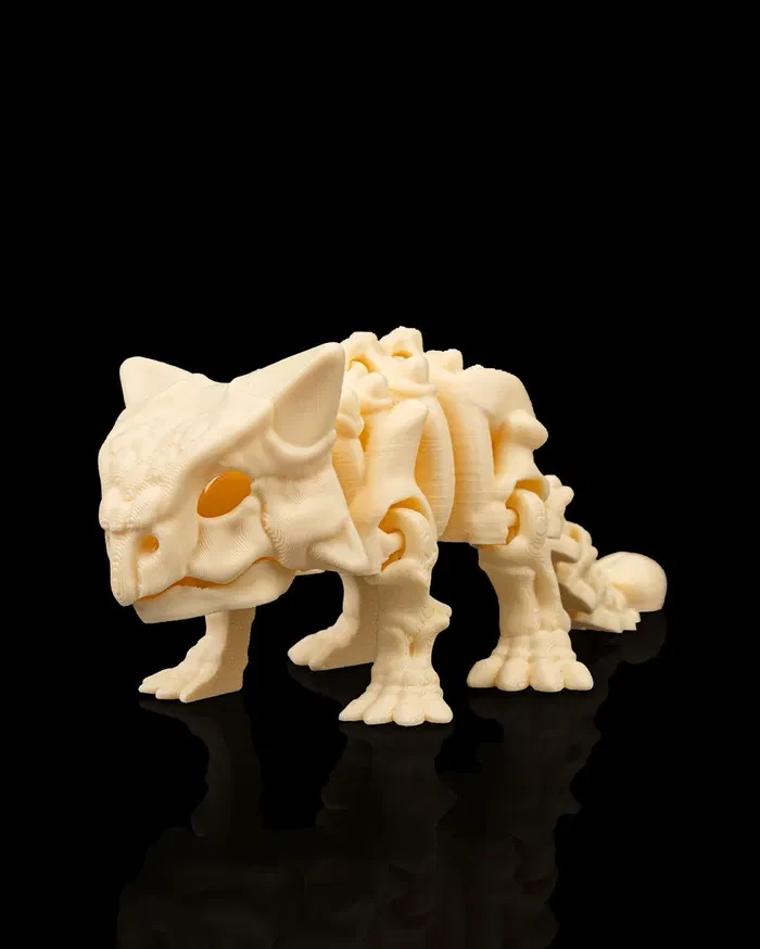 Ankylosaurus skeleton figurine included in the six-piece dinosaur collection