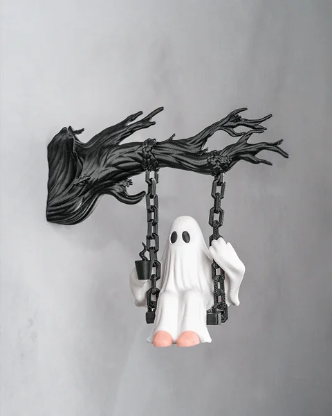 Ghost on a Swing wall décor product view 1