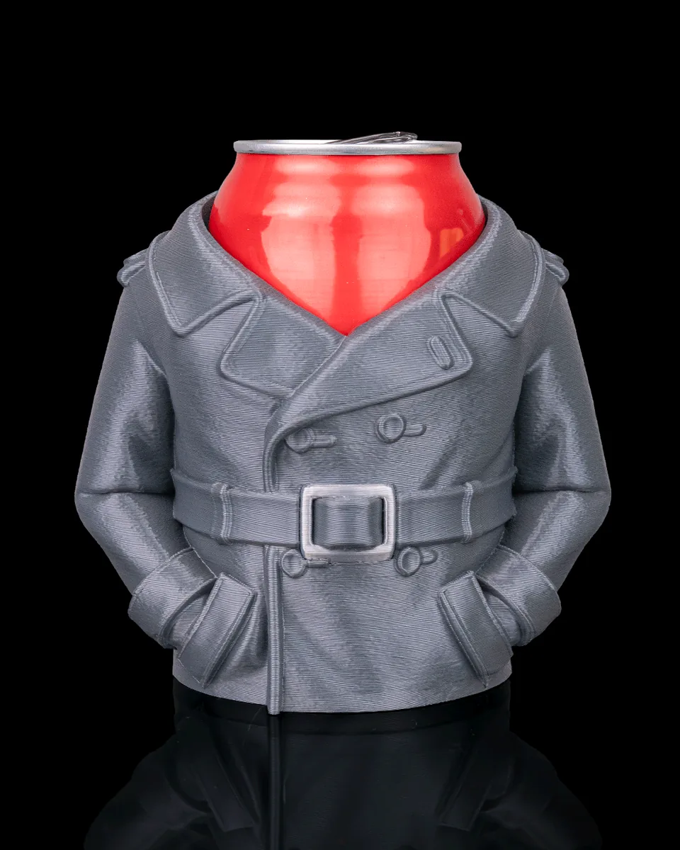 Overcoat Can Holder — product view 1; beverage can not included