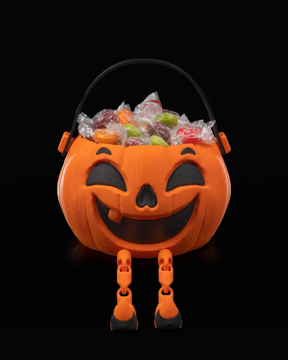 Walkin’ Pumpkin Candy Holder — product view 1; candy not included